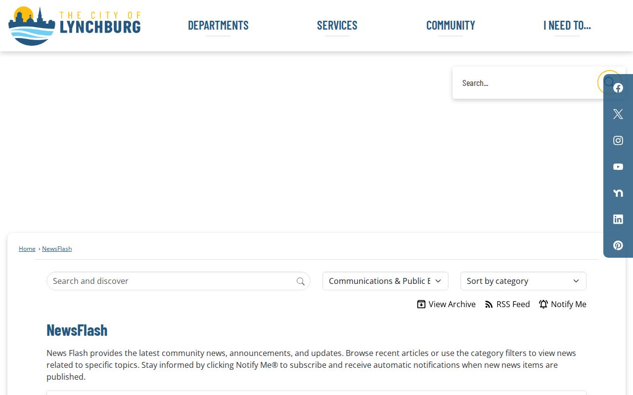 Lynchburg City police public record and leadership archive